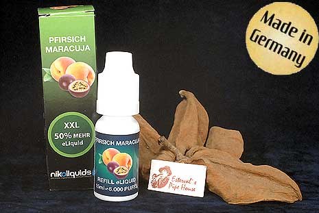 Niko Liquids E-Shisha "Gr�n" Pfirsich-Maracuja 15ml